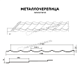 Металлочерепица МЕТАЛЛ ПРОФИЛЬ Ламонтерра NormanMP (ПЭ-01-3011-0.5)